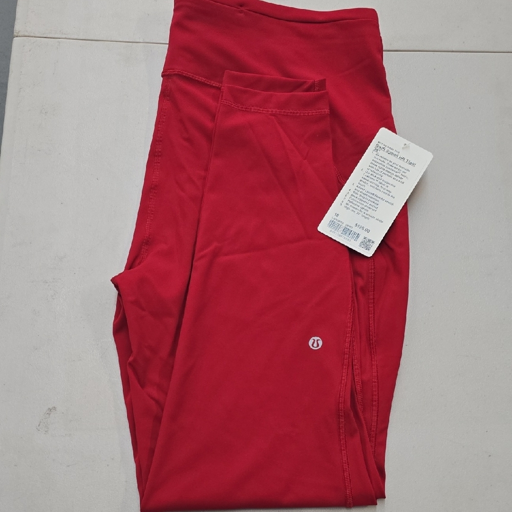 Lululemon Athletica Red Jeggings
